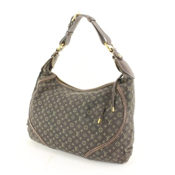 Louis Vuitton Brown Monogram Mini Lin Manon MM Hobo 24lk617s - Picture 2 of 12